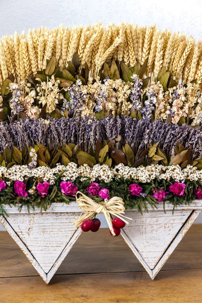 Bodegón de lavanda y grano, Provenza, Francia — Foto de Stock