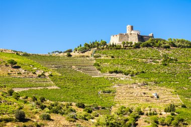 Saint Elme kale, Languedoc-Roussillon, Fransa