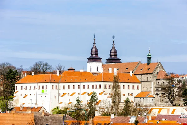 Bazylika św., w mieście Trebic, Republika Czeska — Zdjęcie stockowe