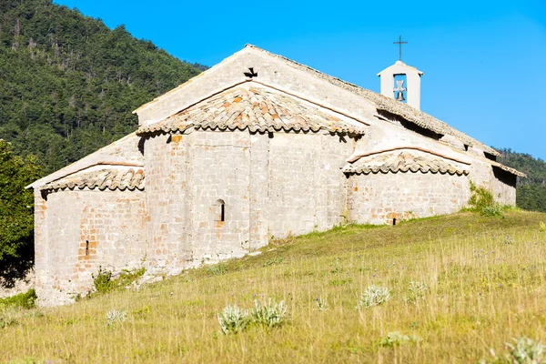 Chapel Notre-Dame vicino a Vergons, Provenza, Francia — Foto Stock