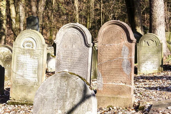 Cementerio judío, Luze, República Checa — Foto de Stock