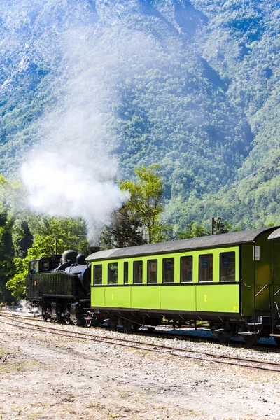 Ångtåg, Villars-sur-Var, Provence, Frankrike — Stockfoto