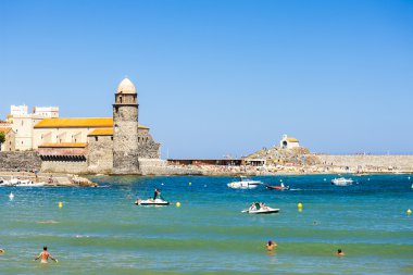 Collioure harbour, Languedoc-Roussillon, Fransa