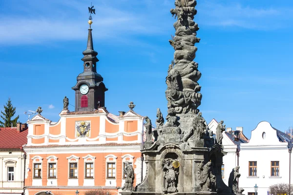 Plaza del buque, Chrudim, República Checa — Foto de Stock