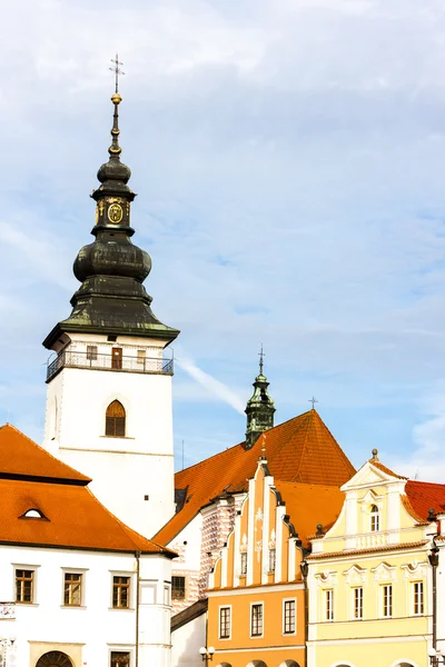 Masaryk Square, Pelhrimov, Czech Republic — Stock Photo, Image