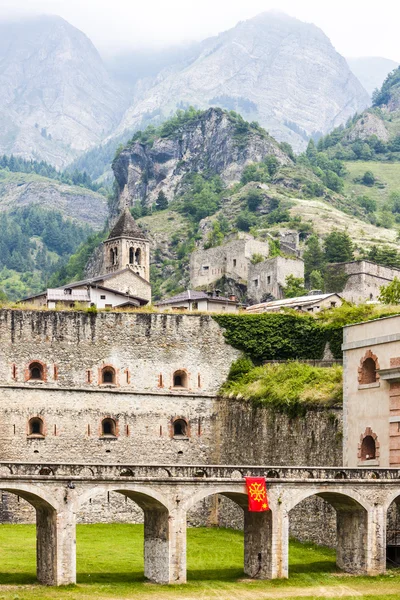 Fort in Vinadio, Piemonte, Italië — Stockfoto