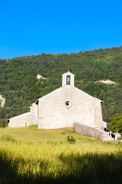 Chapel Notre-dame in der Nähe von Vergons, Provence, Frankreich — Stockfoto
