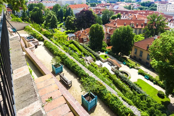 Ledeburska сад, Прага, Чеська Республіка — стокове фото