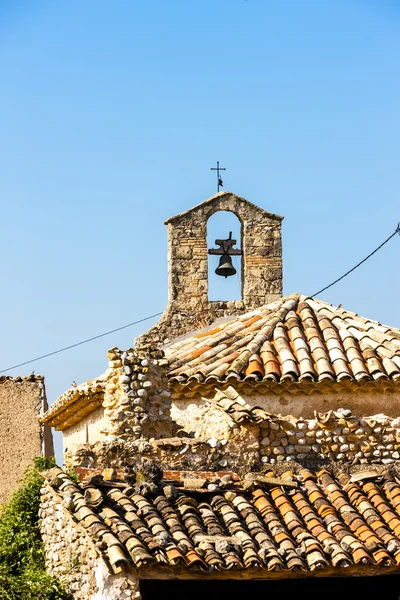 Närbild på kapell i Ajonc, Provence, Frankrike — Stockfoto