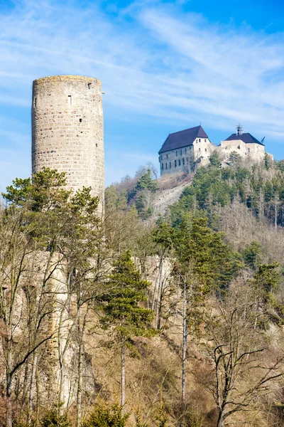 Castles Zebrak and Tocnik, Czech Republic — Stock Photo, Image