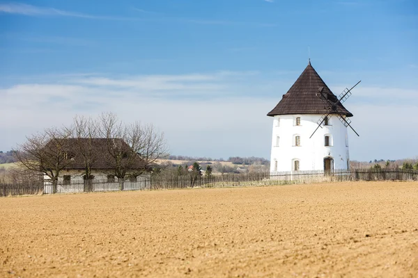 Windmill near Mseno, Czech Republic — Stock Photo, Image