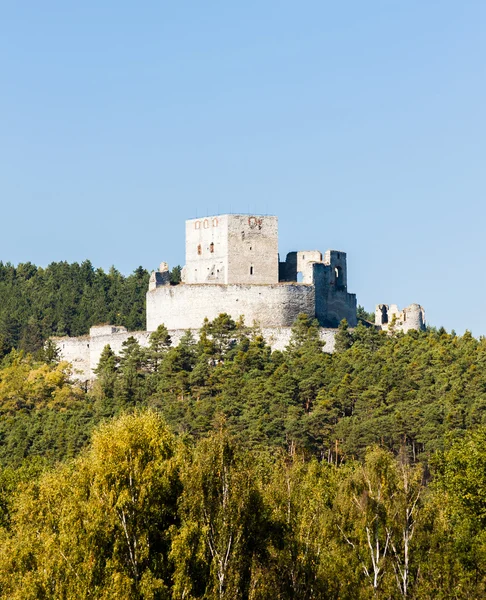 Ruínas do Castelo de Rabi, República Checa — Fotografia de Stock