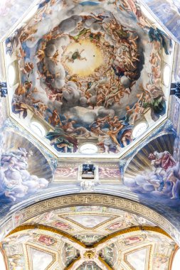 iç Parma Katedrali, Emilia-Romagna, İtalya