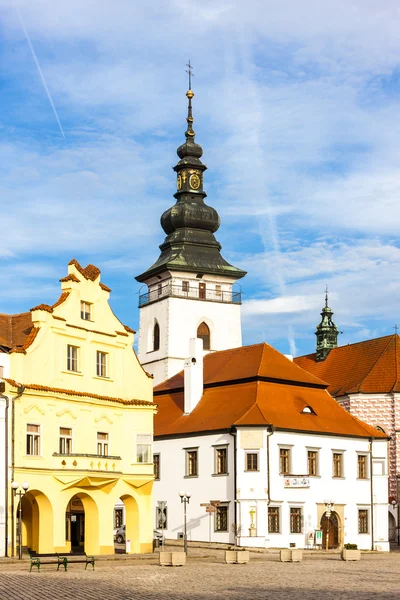 Piazza Masaryk, Pelhrimov , — Foto Stock