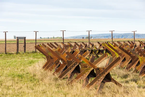 Fronteira perto de Satov, República Checa — Fotografia de Stock