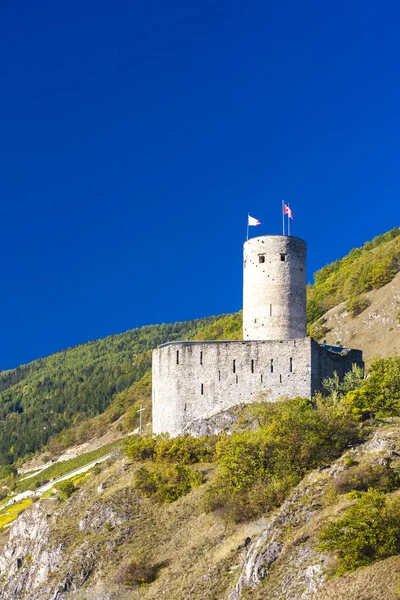 Batiaz Castle, Martigny, canton Valais, Switzerland — Stock Photo, Image