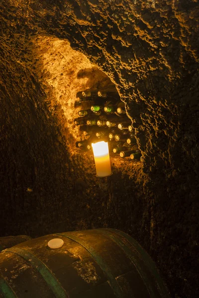 Vinkällare i Velka Trna, Tokaj wine region, Slovakien — Stockfoto