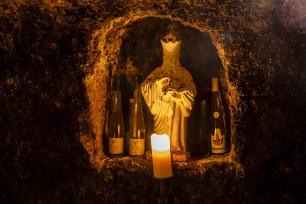 Wine archive of wine cellar in Velka Trna, Tokaj wine region — Stock Photo, Image