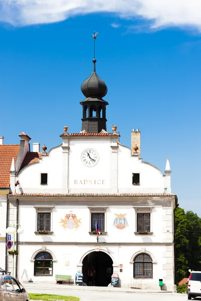 Rathaus von nove hrady, Tschechische Republik — Stockfoto