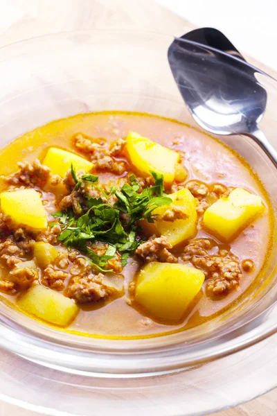 Sopa de goulash — Fotografia de Stock