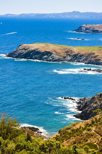 Coast of Cote Vermeille, Languedoc-Roussillon, France — Stock Photo, Image