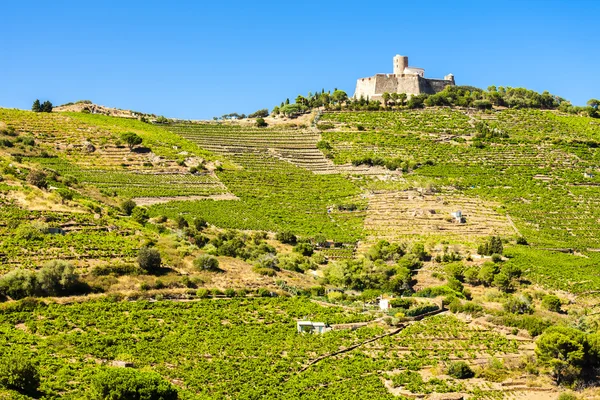 Saint-Elme fästning, Languedoc-Roussillon, Frankrike — Stockfoto