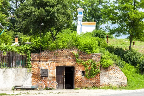 Weinkeller mit Kapelle, brod nad dyji, Tschechische Republik — Stockfoto