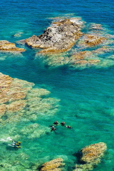 Divers, Cap de Peyrefite, Languedoc-Roussillon — Stock Photo, Image