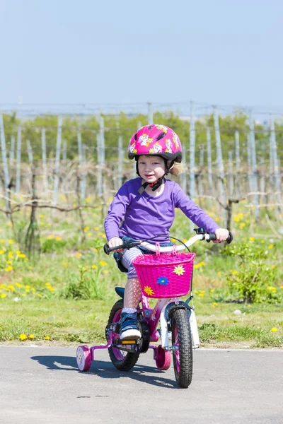 Pequeño motociclista — Foto de Stock