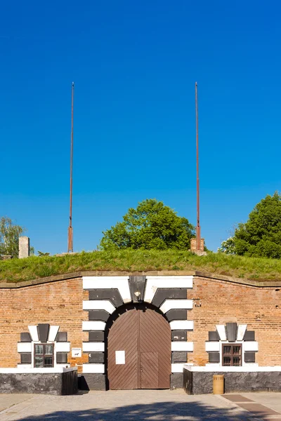 Kleine vesting Theresienstadt, Terezin, Tsjechië — Stockfoto