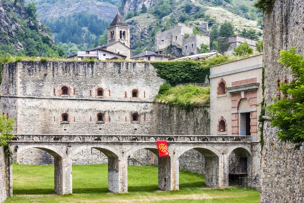 Fortaleza em Piemonte, Italia — Fotografia de Stock