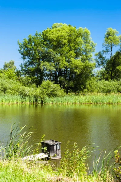 Teich in zumberk, Tschechische Republik — Stockfoto