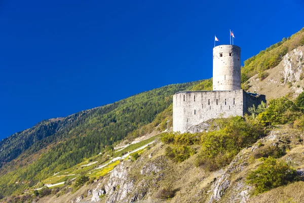 Castelo Batiaz, Martigny, cantão Valais — Fotografia de Stock