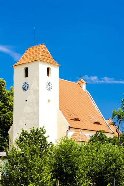 Kościół męczeństwa Świętego Jana Chrzciciela, Zumberk, Czeska — Zdjęcie stockowe