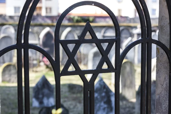 Cemitério judaico, Hermanuv Mestec, República Checa — Fotografia de Stock