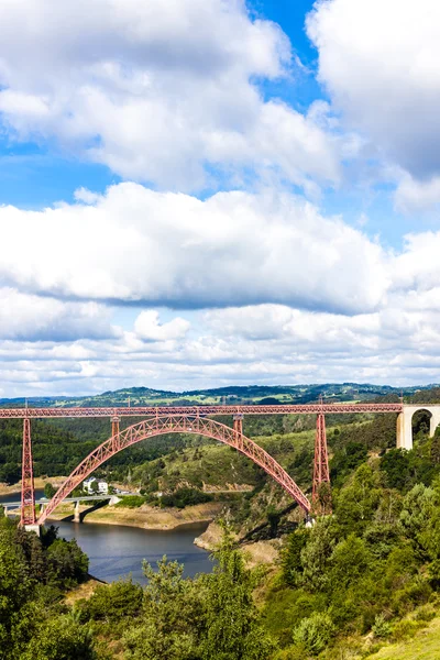 Garabit Viaduct, Cantal Department, Auvergne, France — Stock Photo, Image