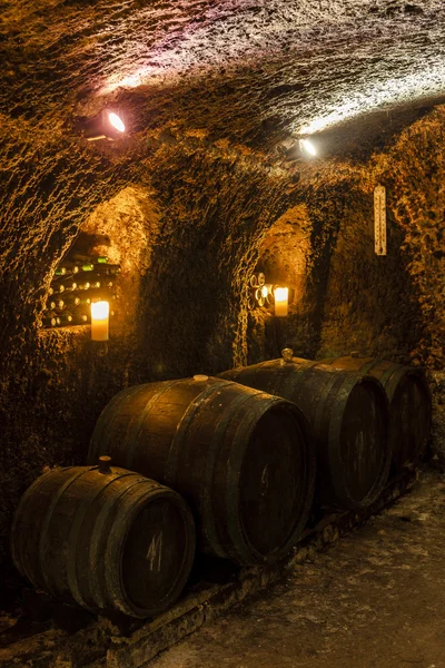 Wine cellar in Velka Trna, Tokaj wine region