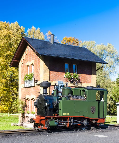 Locomotiva a vapore, Steinbach, Germania — Foto Stock