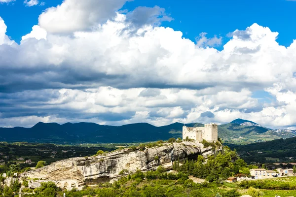 Ruïnes van het kasteel in Vaison-la-Romaine, Provence — Stockfoto