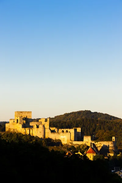 Ruiny zamku Rabi, Czechy — Zdjęcie stockowe