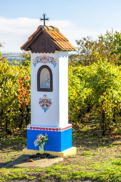 God 's torture with vineyard near Nechory — стоковое фото