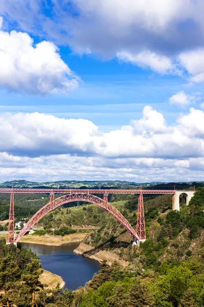 Garabit 高架桥、 cantal 部、 奥弗涅、 法国 — 图库照片