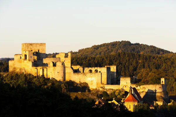 Ruiny zamku Rabi, Czechy — Zdjęcie stockowe