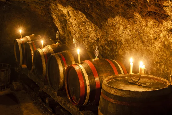 Cave à vin à Velka Trna, région viticole de Tokaj — Photo