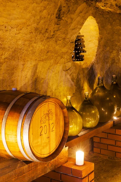 チェコ共和国のワイン貯蔵室 — ストック写真