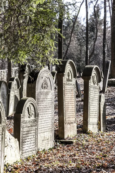 Jewish cemetery, Luze — Stock Photo, Image