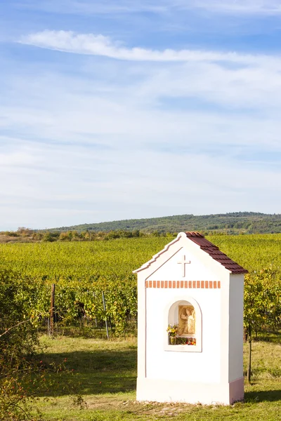 God''s torture near Hnanice with autumnal vineyard — Stock Photo, Image