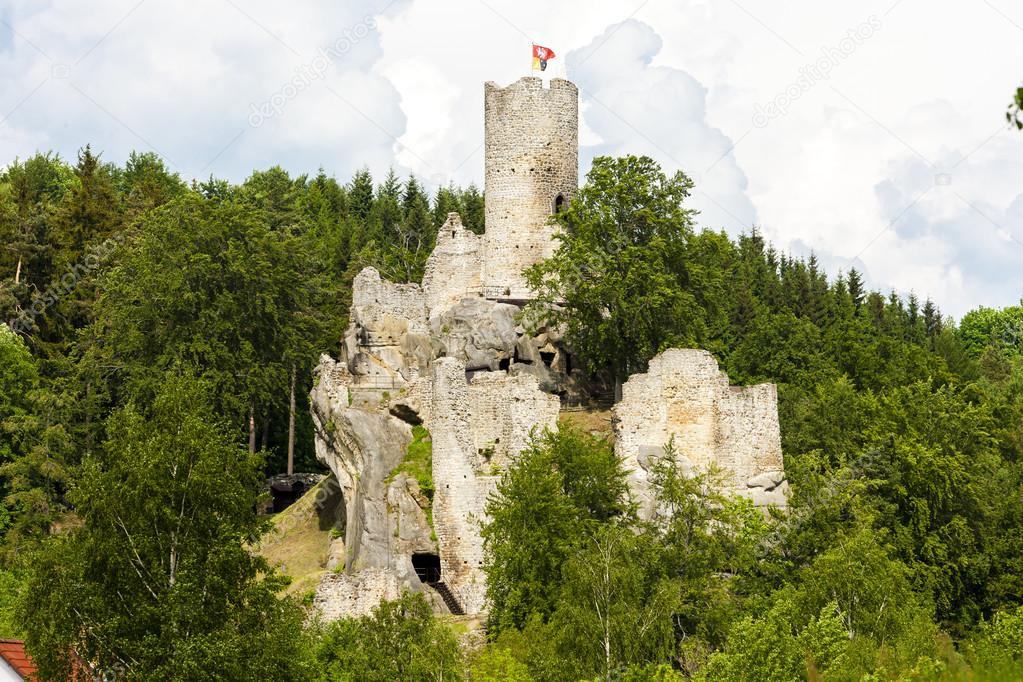 ruins of Frydstejn Castle, Czech Republic