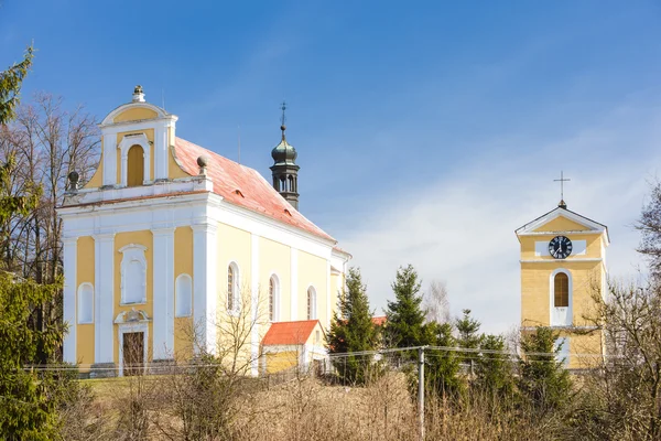 Церковь Святого Гавела в Тухане, Чехия — стоковое фото