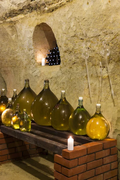 Şarap mahzeni, Çek Cumhuriyeti — Stok fotoğraf